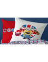 Housse de Couette Minions Scooter 140x200cm + une taie 63x63cm assortie