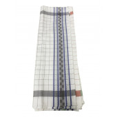 Torchons à carreaux Jacquard 100% Coton - Lot de 6 - Rayure et carreaux