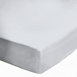 Drap housse 140x190 Blanc BT 27 cm