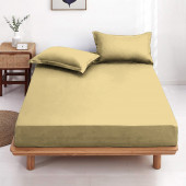 Drap housse JAUNE