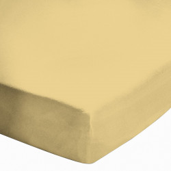 Drap housse JAUNE