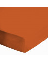 Drap housse 160x200 Cuivre BT 30 cm