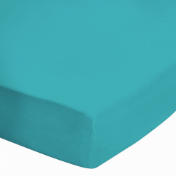 Drap housse Bleu