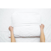 Pack 4 pièces - Oreillers super gonflant coton bio 65x65 cm + 2 sous taies - Medium
