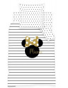 Housse de couette 140x200 Minnie Rayures et Pois + Drap housse 90x190 cm