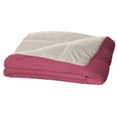 Couette Réversible Microfibre 140x200cm Bourgogne-Poivre