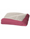 Couette Réversible Microfibre 220x240cm Bourgogne-Poivre