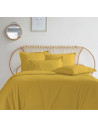 Housses de couettes 280X240 + 2 taies percale 80 Fils safran