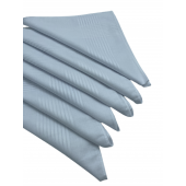 Lot de 12 Mouchoirs de Travail Blanc 100% coton 40x40cm zoom