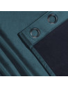 rideau galena bleu avec envers polaire