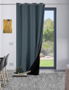 rideau galena fenêtre couleur gris foncé