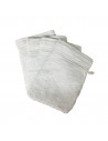 Lot de 4 Gants de Toilette - 20x15 - Blanc