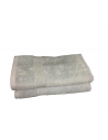Lot de 5 Grandes Serviettes Eponge 600 g/m²  100 % coton - Grise