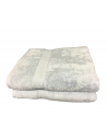 Lot de 5 Grandes Serviettes Eponge 600 g/m²  100 % coton - Marron