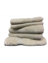 Lot de 5 Grandes Serviettes Eponge 600 g/m²  100 % coton - Marron