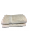 Lot de 5 Grandes Serviettes Eponge 600 g/m²  100 % coton - Marron