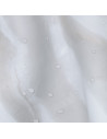 illustration iperméabilité du protège matelas avec goutte d'eau qui ruissellent sur la partie imperméable 