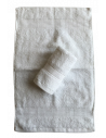 Lot de 5 Grandes Serviettes Eponge 600 g/m²  100 % coton - Marron
