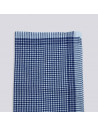 Zoom sur motif mouchoirs de Travail Carreaux Bleu et Blanc