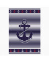 Serviette de plage Ancre 140 x 180 cm