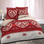 Parure Chalet Winter Rouge (3p)