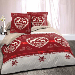 Parure Chalet Winter Rouge (3p)