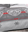 Parure Chalet Winter Rouge (3p)