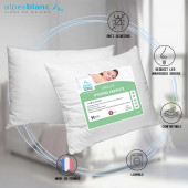 Infographie Oreiller Hygiene Parfaite 45x70 en lot