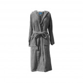 peignoir capuche anthracite suspendu