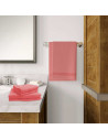 Lot de 5 Grandes Serviettes Eponge 600 g/m²  100 % coton - Marron