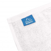 Lot de 5 serviettes coton et Bambou marque Alpes Blanc blanches