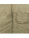 Zoom lot de 5 serviettes 70% coton 30% bambou taupe