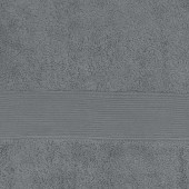 Zoom sur les serviettes 100% coton 50x100 cm 600 grammes Alpes Blanc gris souris