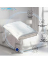 Protège Matelas molleton 400gr/m² pour lit Tête et Pieds Relevables