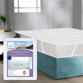 Protège Matelas Molleton Coton Élastomère 200g/m²  140x190 Plateau