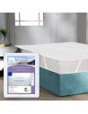 Protège Matelas Molleton Coton Élastomère 200g/m²  140x190 Plateau