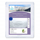 Protège Matelas Eponge Bouclette Imperméable Micro-respirant, Anti-acariens, alèse plate
