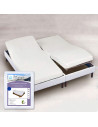 protège matelas pour lit avec tête et pieds relevables imperméable