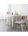 Nappe ronde Salto dans salon
