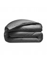 housse de couette percale 240x280 anthracite