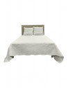 Couvre lit Plaisance 100 % coton blanc