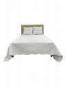 Couvre lit Plaisance 100 % coton ivoire