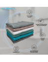 copy of Lot de 5 Grandes Serviettes Eponge 600 g/m²  100 % coton - Marron