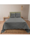 couvre-lit plaisance fond chambre gris