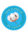 100% flanelle de coton