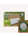 Encart du lot deux oreillers visco bambou mémoire de forme carrés 60x60 cm