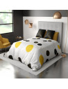 Housse de couette 100 % coton bio STITCHY 240x260 dans chambre
