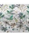 Zoom motifs Housse de couette 100 % coton Summer flower
