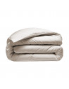 housse de couette percale 240x280 ivoire