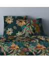 Parure de draps Summer Flower 3 à 4 pièces pur coton zoom taies d'oreiller
